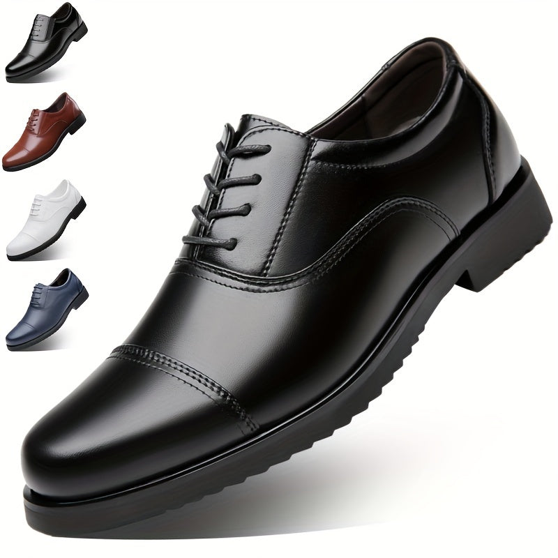 Men’s Black Lace-Up Dress Shoes by Snagg A Shoes