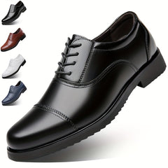Men’s Black Lace-Up Dress Shoes by Snagg A Shoes
