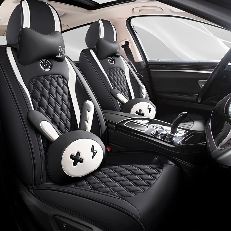 Universal PU Leather Car Seat Cover Set by Snagg A Seat Cover