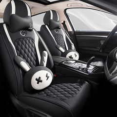 Universal PU Leather Car Seat Cover Set by Snagg A Seat Cover