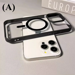 Magsafe Wireless Charging Phone Case - For iPhone 15 Series - A - Black / Pro Max - Cases & Covers