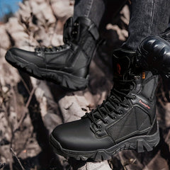 Men's High Top Work Boots with Steel Toe Protection by Snagg A Safety Shoes