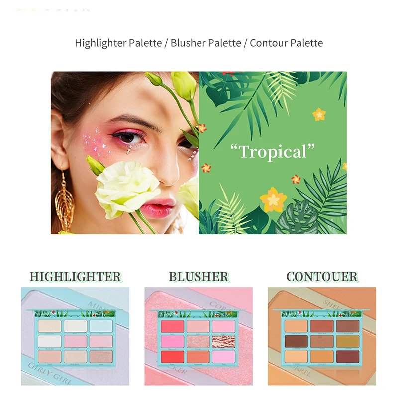 Professional 27 Color 3 in 1 Face & Eye Artistry Collection – Modular Contour, Highlighter & Blush Mega Palette