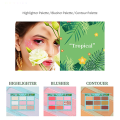 Professional 27 Color 3 in 1 Face & Eye Artistry Collection – Modular Contour, Highlighter & Blush Mega Palette