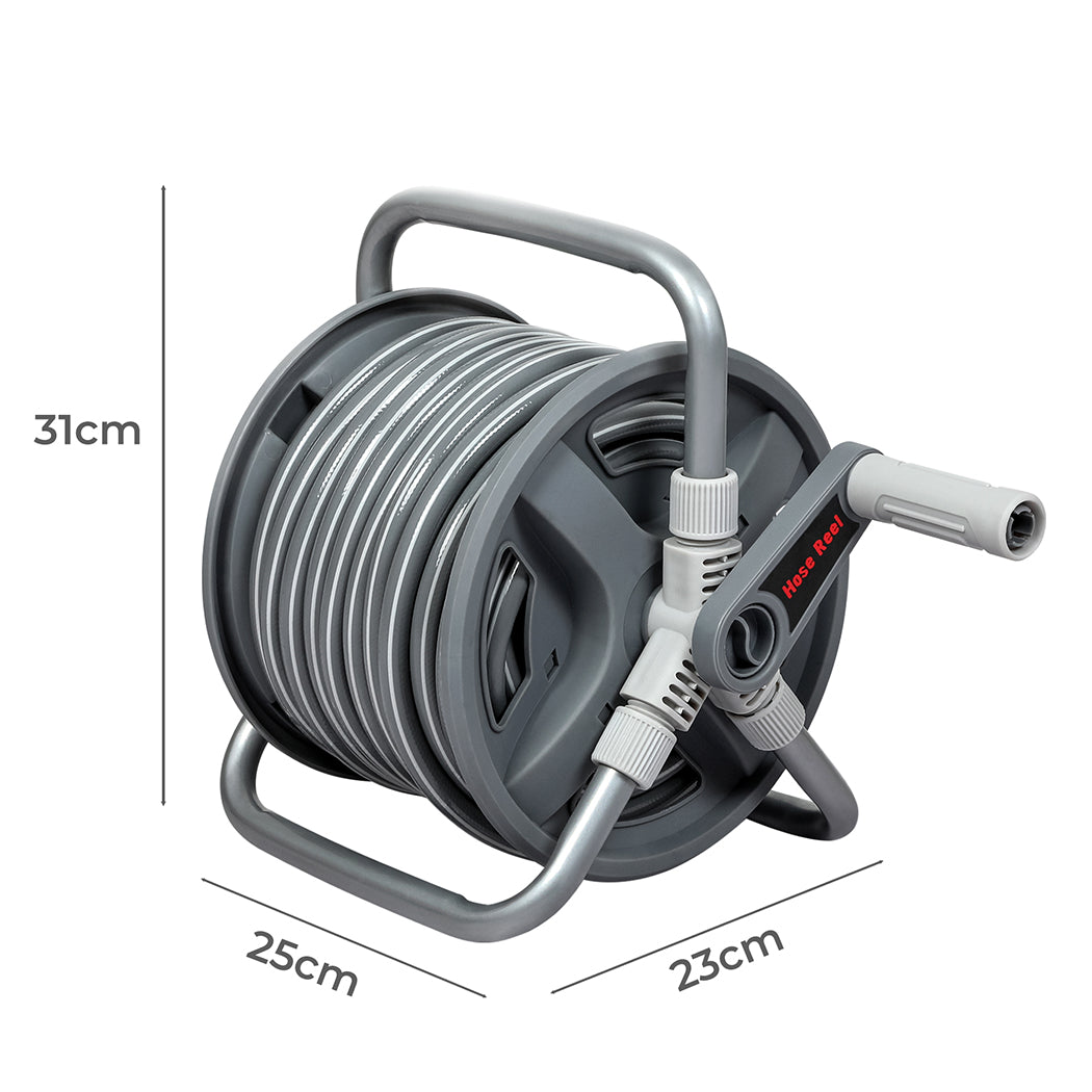 20m Garden Water Retractable Hose Reel Holder – 1/2" by Snagg A Garden Hose