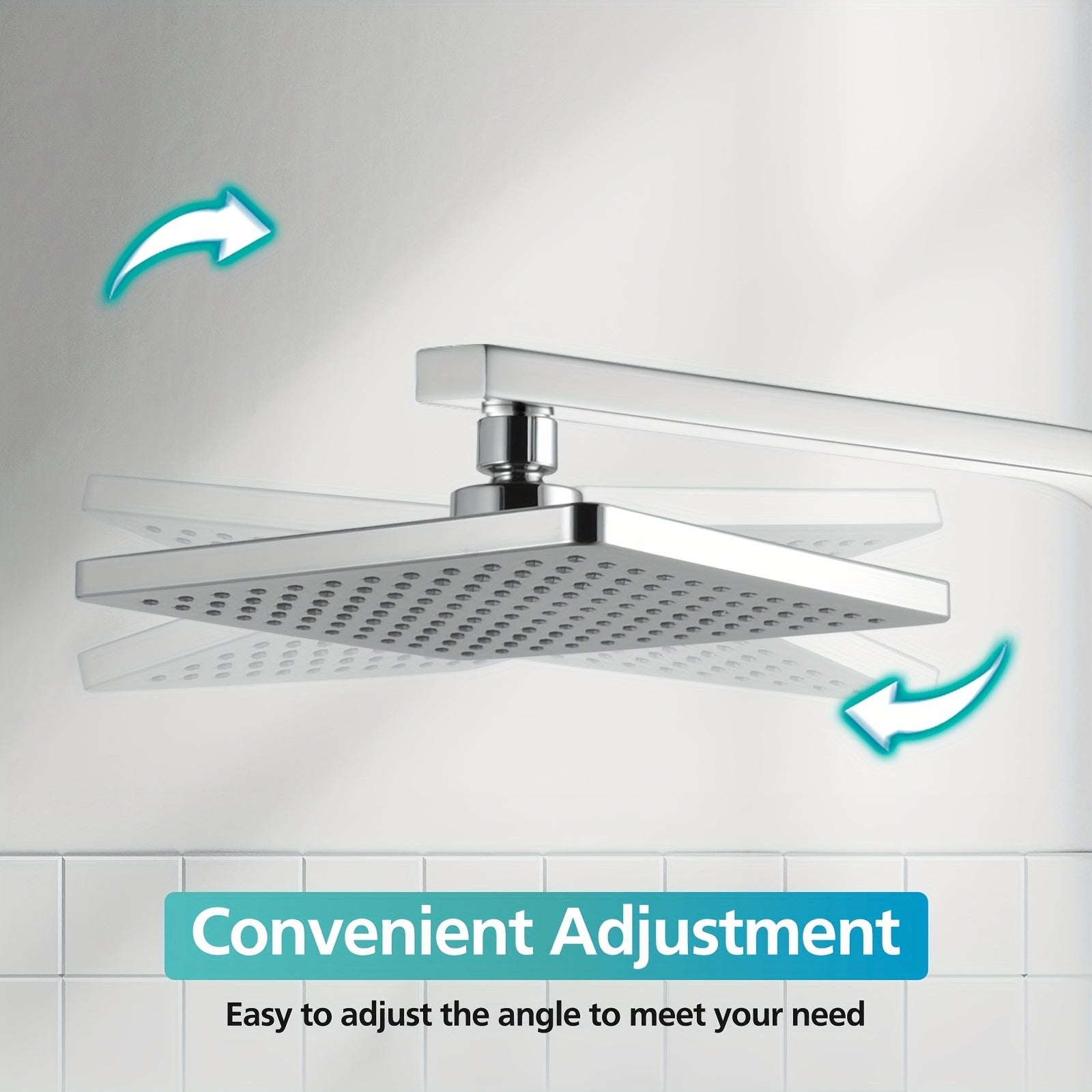 Chrome Shower Head Set by Snagg A Shower Head