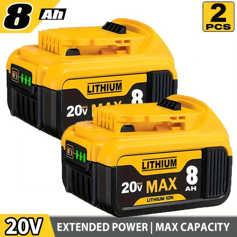 8.0Ah Dewalt 20V MAX Replacement Battery - SnaggIt