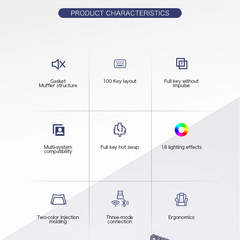 100 Key Wireless Mechanical Keyboard by Snagg A Keyboard