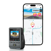 Ultra Compact 2K Quad HD Dash Cam | Sony STARVIS 2 Night Vision & Smart Voice Control
