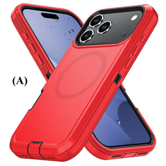 Armor Shockproof Defender Magesafe Case - For iPhone 16 Series - A / Promax - Phone Cases & Covers