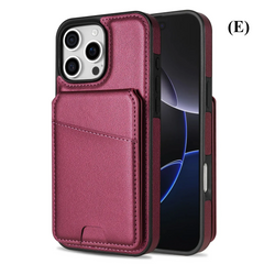 2 in 1 Detachable Card Pocket Magsafe Case – for iPhone 17 Series - E - Red / iPhone17 - Phone Cases & Covers