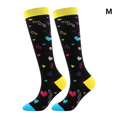 Stylish Compression Socks Elastic Support for Varicose Veins & Swelling Relief