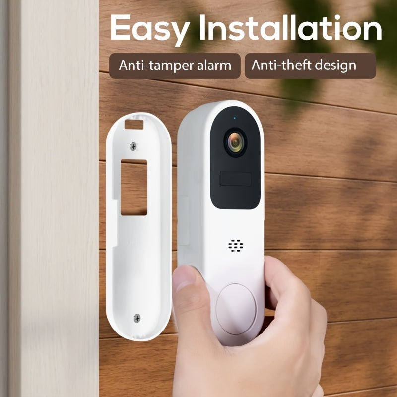 Wireless Smart Video Doorbell – AI Human Detection with HD Night Vision by Snagg A Doorbell Camera