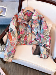 Women’s Floral Embroidered Casual Jacket by Snagg A Jacket
