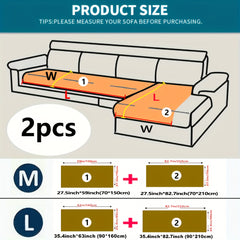 2pcs Bohemian Modern Wave Sofa Cushion Cover Set by Snagg A Sofa Cover