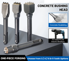 Mini SDS PLUS Concrete Bushing Head | Precision Scabbling & Surface Prep Tool