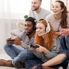 Wired Gaming Headset with Microphone for PC, PS4, PS5, Xbox & Mobile Devices by Snagg A Gaming Headset