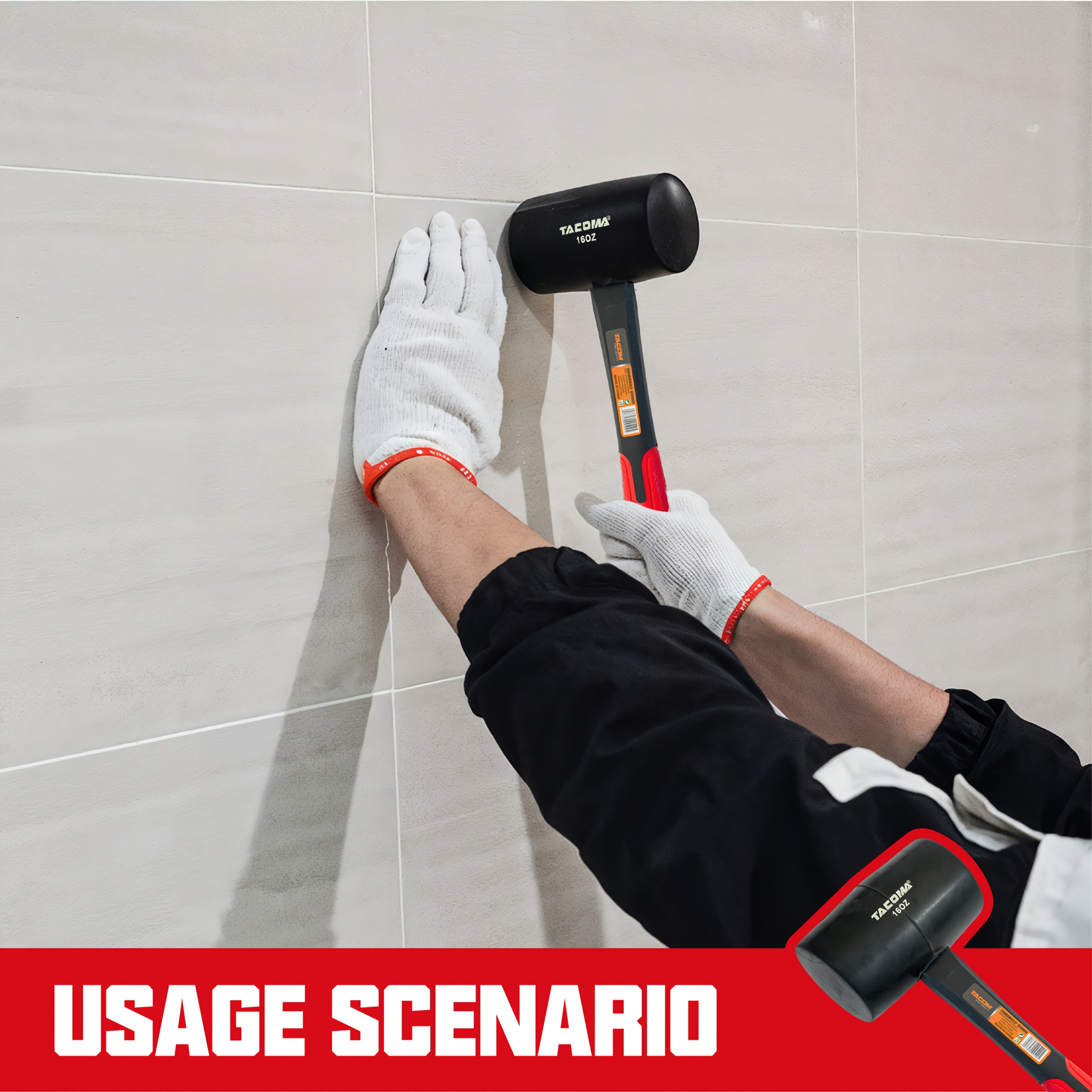 2 / 3 Pcs Shock Absorbing Hammer Set – Home Repair & DIY Essential - General Hand Tools