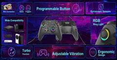 Wired Gaming Controller Compatible With Xbox, PS4, Switch & PC by Snagg A Game Controller