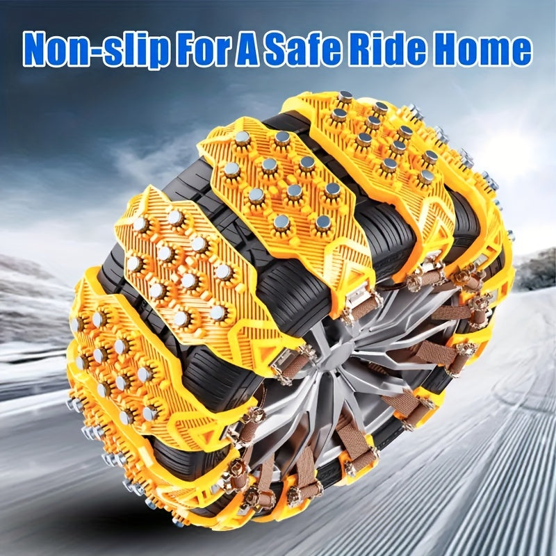 4pcs Universal Car Snow Chains by Snagg A Snow Chains