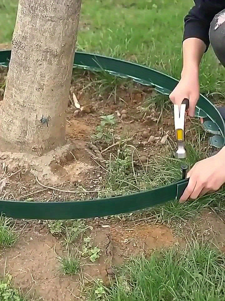 33ft Flexible Garden Edging Border 4" Tall by Snagg A Border Fence