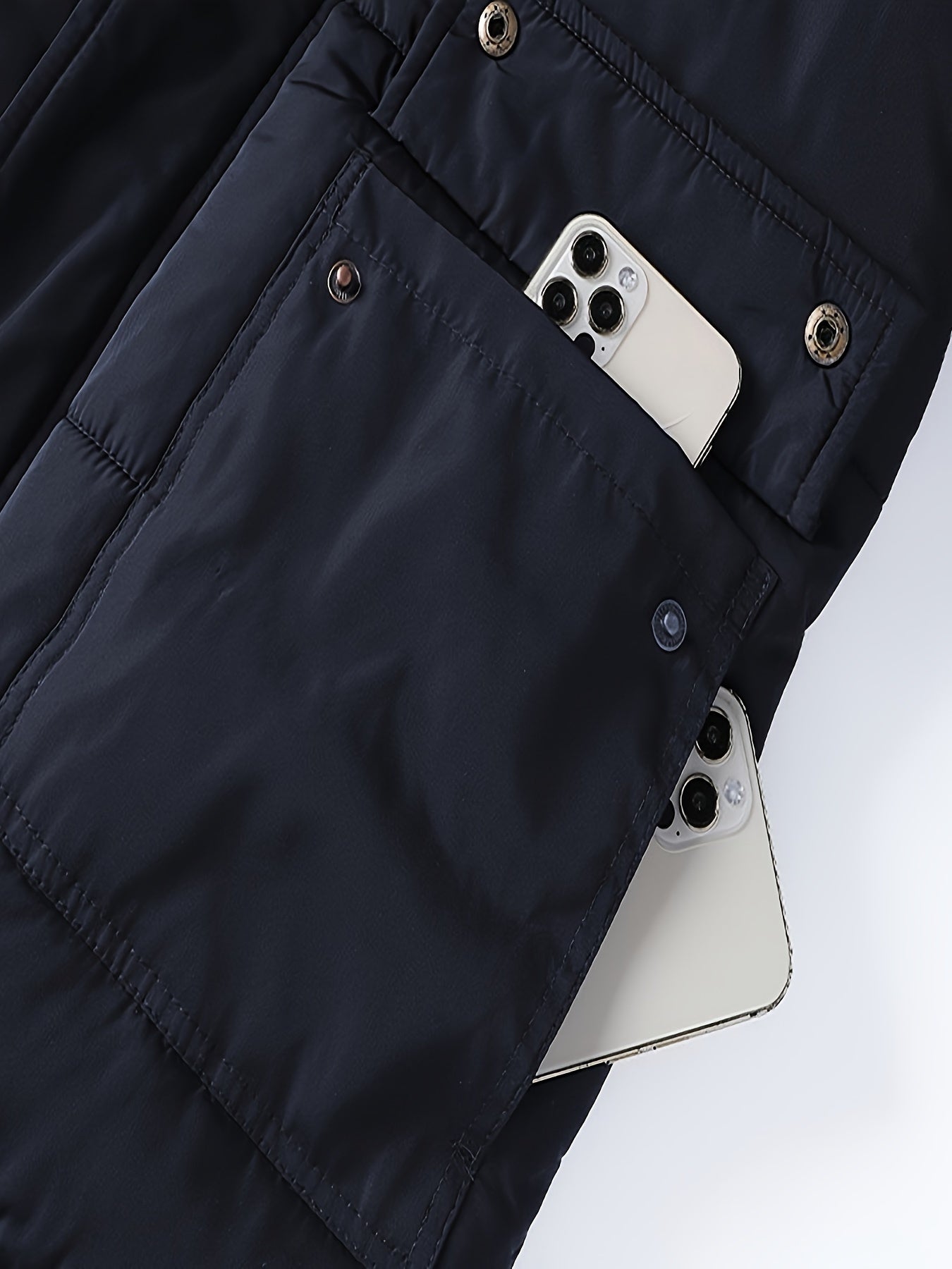 Men’s Heavy-Duty Winter Jacket with Detachable Hood by Snagg A Jacket