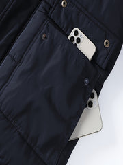 Men’s Heavy-Duty Winter Jacket with Detachable Hood by Snagg A Jacket