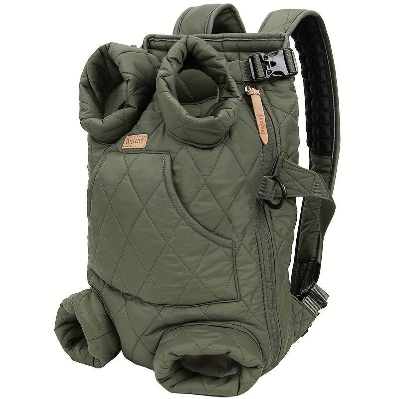 Adjustable Quilted Pet Carrier Backpack - SnaggIt
