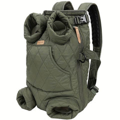 Adjustable Quilted Pet Carrier Backpack - SnaggIt