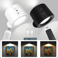 4 pcs USB Rechargeable LED Wall Sconces by Snagg A Wall Light