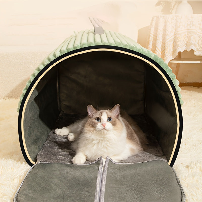 Soft Sanctuary Enclosed Dog & Cat Bed by Snagg A Cave
