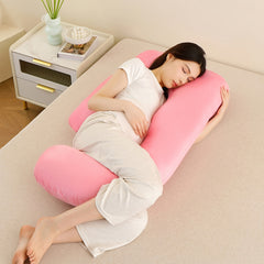 Crystal Velvet J-Shaped Pregnancy Pillow – Full Body Support by Snagg A Pillow