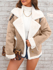 Women’s Lapel Plush Jacket by Snagg A Jacket