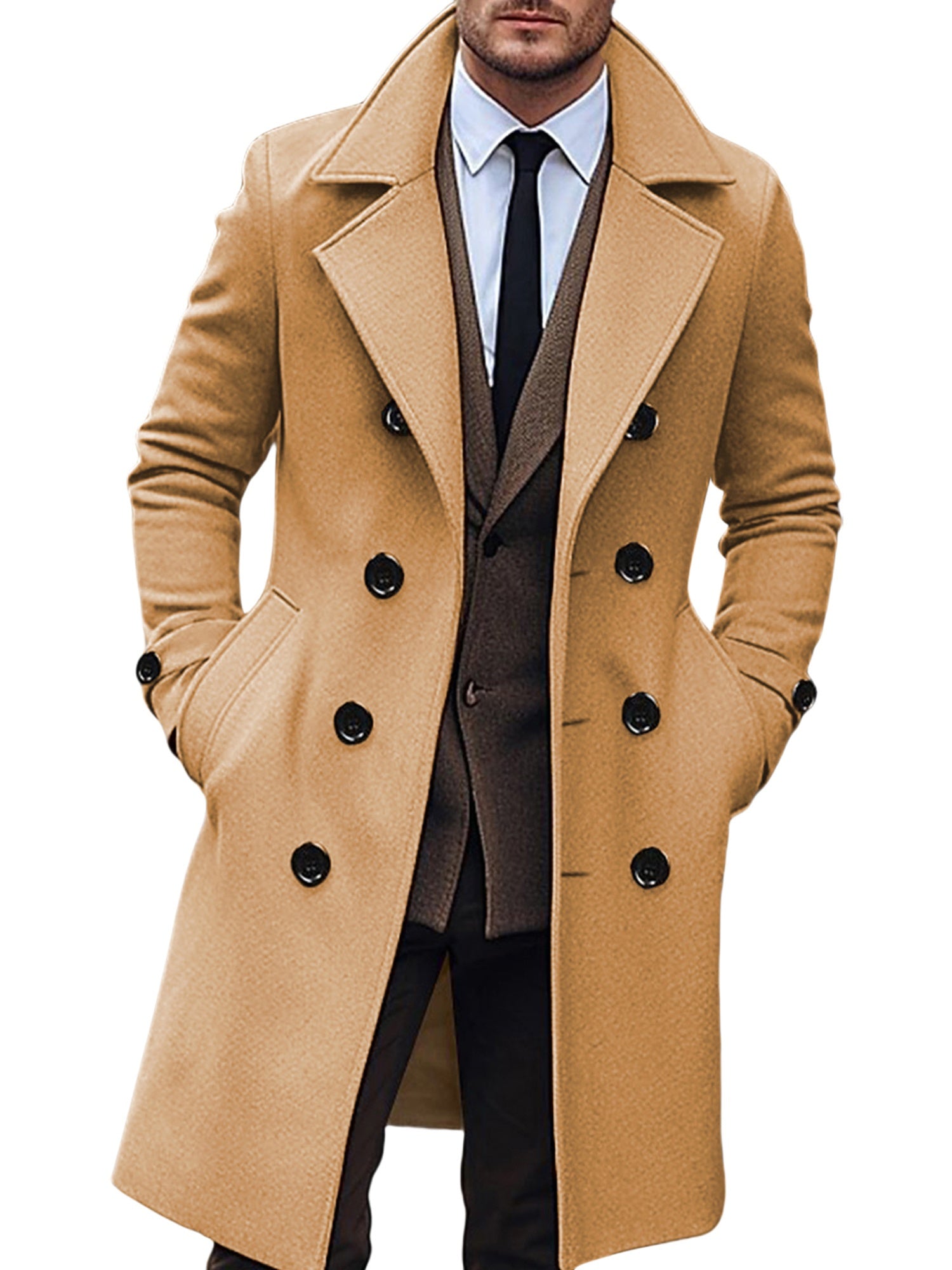 Men’s Tweed Pea Coat by Snagg A Coat