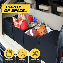 Large Foldable Car Trunk Organizer by Snagg A Storage Box