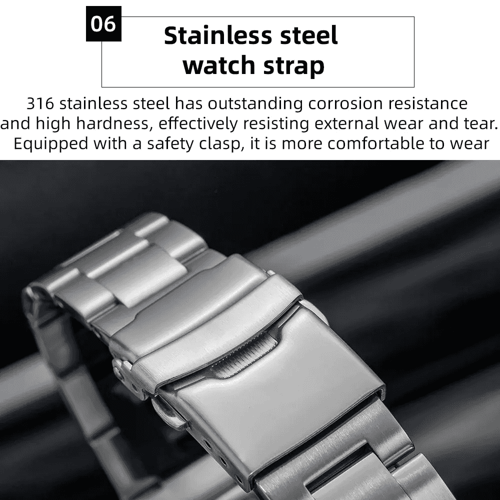 Luxury 41 mm Diver’s Quartz Watch - Men’s Watches