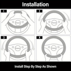 Carbon Fiber Style Steering Wheel Cover by Snagg A Steering Wheel Cover