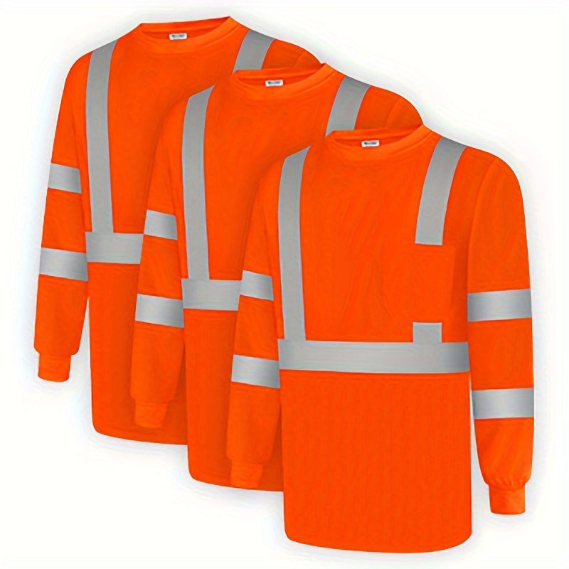 3 Pack High Visibility Safety Shirts by Snagg A Safety Shirt
