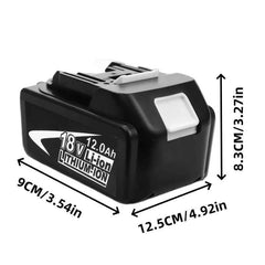 1 / 2 / 4 Pack 18 V 12.0 Ah Lithium-Ion Batteries — Replacement for Makita 18 V Cordless Tools
