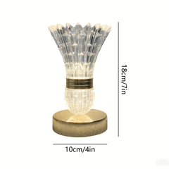 2pcs Luxury Crystal LED Table Lamps by Snagg A Table Lamp