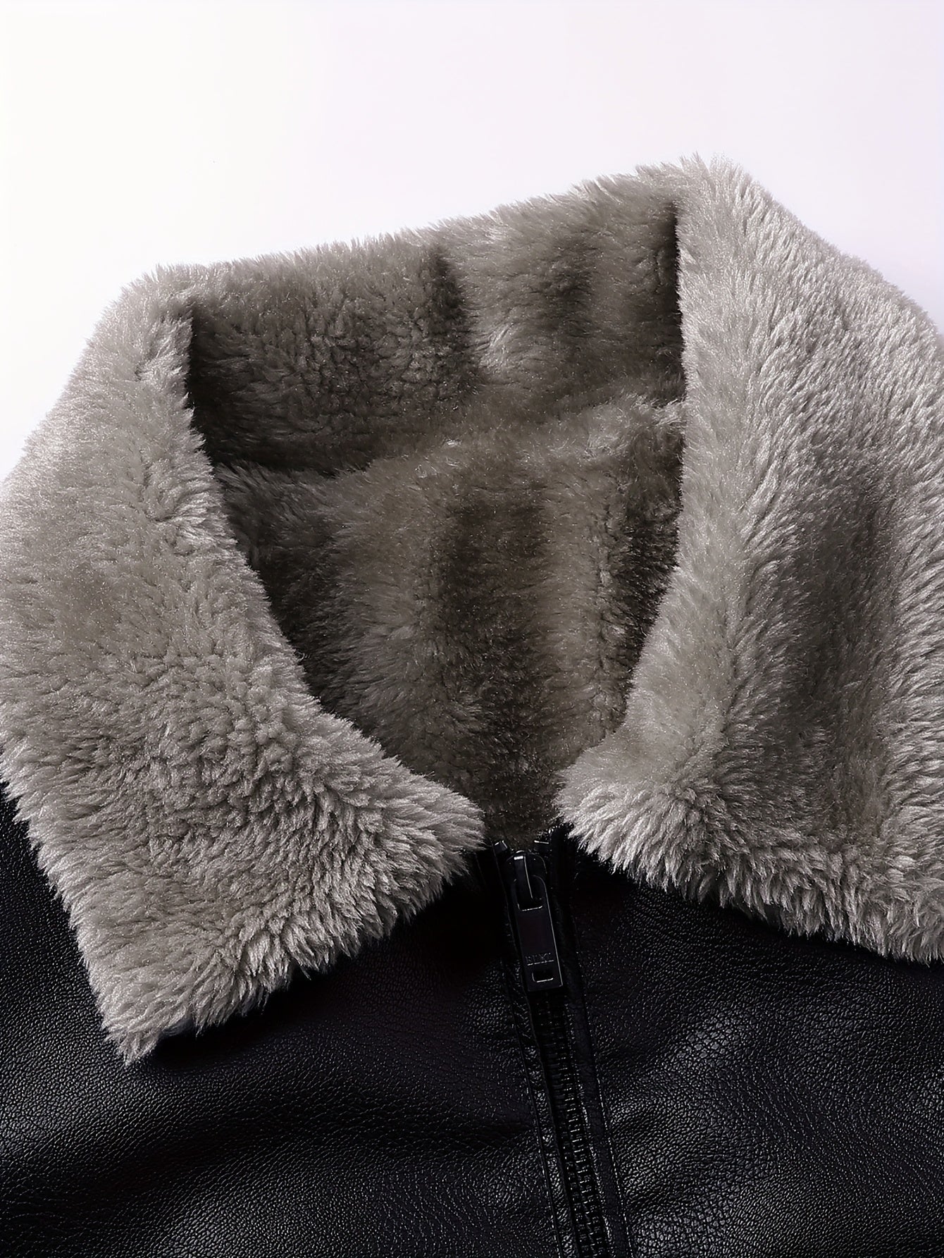 OBM Men’s Full-Zip Bomber Jacket with Fur Collar by Snagg A Jacket