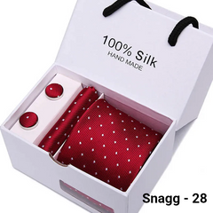 Luxury Silk Paisley Tie for Men — Extra-Long Woven Jacquard Necktie Suits & Weddings - Snagg - 28 - Others In Fashion