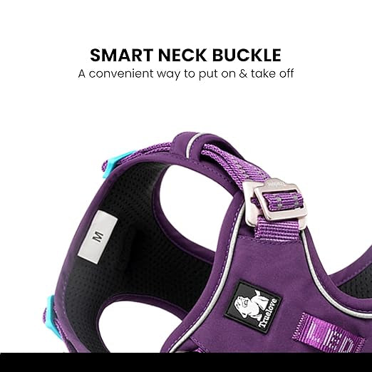 Tactical Purple Dog Harness by Snagg A Harness