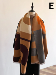 Luxury Double Sided Winter Scarf for Women