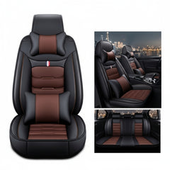 5 Seater Faux Leather Car Seat Cover Set by Snagg A Seat Cover