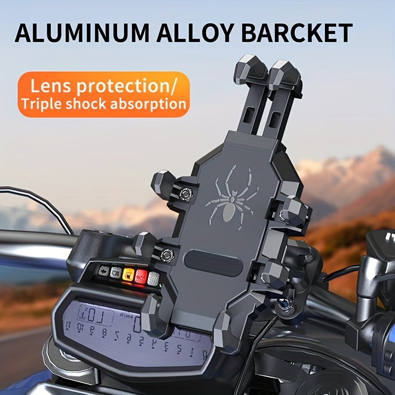 Aluminum Alloy Motorcycle Phone Mount by Snagg A Phone Holder