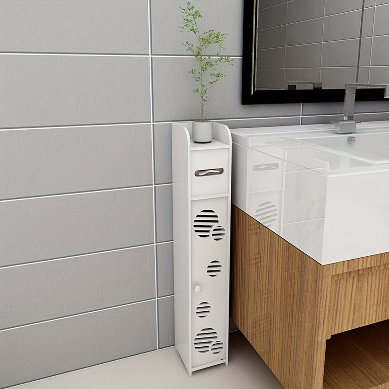 Narrow Bathroom Storage Cabinet with Door by Snagg A Cabinet