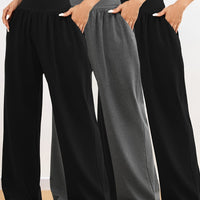 Women’s 3-Piece Wide-Leg Yoga Pants by Snagg A Pant