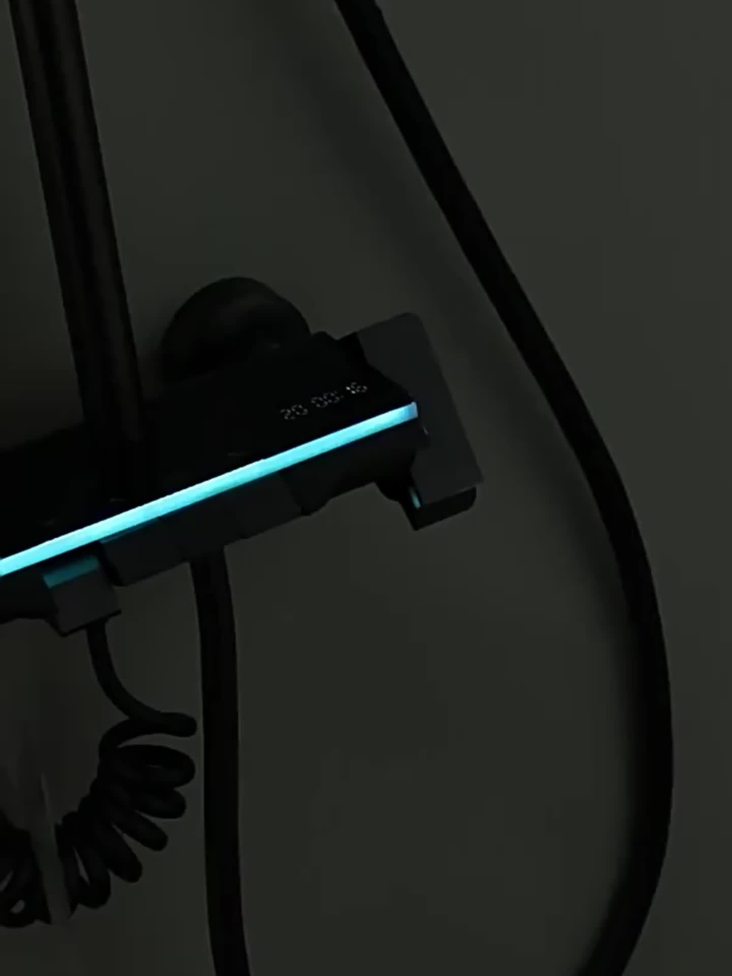 LED Rain Shower System by Snagg A Shower Head