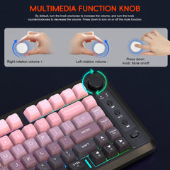 81 Key Wireless Keyboard Type-C Charging & Rechargeable Battery for PC & Mac by Snagg A Keyboard
